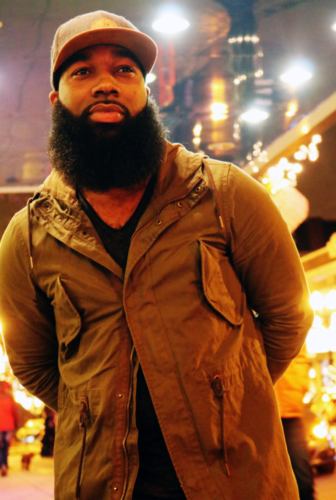 Profile shot of comedian TMurph