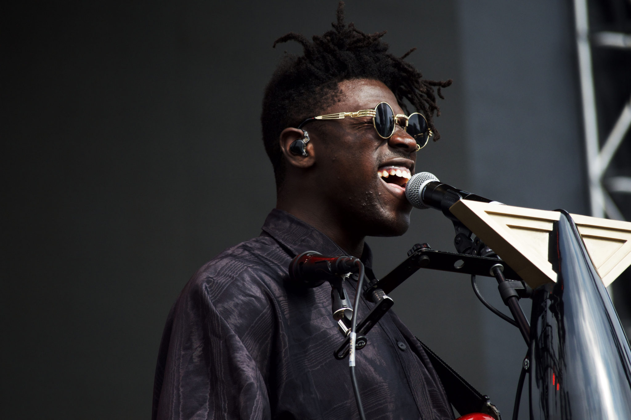 Moses Sumney during his set | Photo by Nelson Okunlola (The TRiiBE)