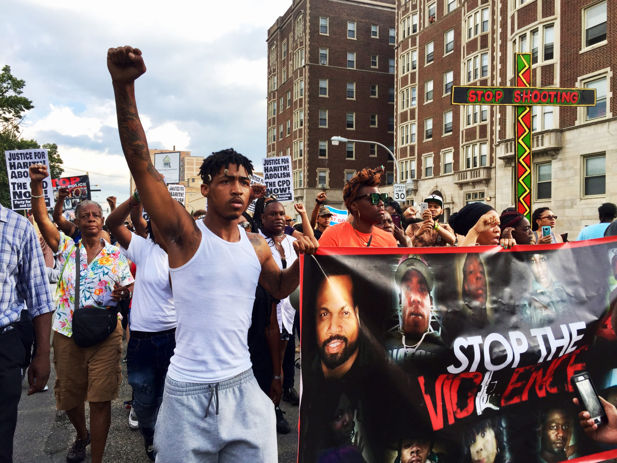 For marchers, the fatal police shooting of Harith Augustus is another example of disregard for Black life