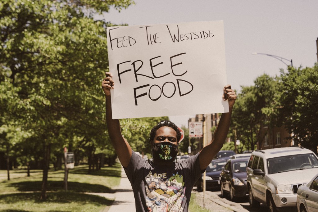 Food drives around Chicago continue a tradition of revolutionaries feeding the community