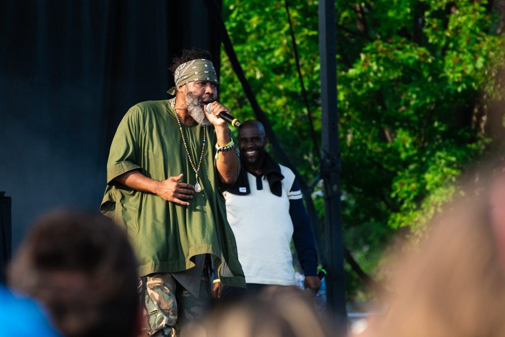 Pharoahe Monch made a guest appearance at Pitchfork Festival to perform with De La Soul on Saturday, July 20, 2024. Photo by Ash Lane for The TRiiBE®