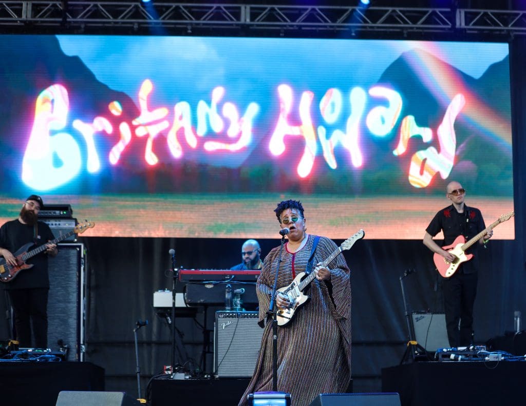 Brittany Howard at Pitchfork Music Festival on Sunday, July 21, 2024. Photo by Sterling Hightower for The TRiiBE®