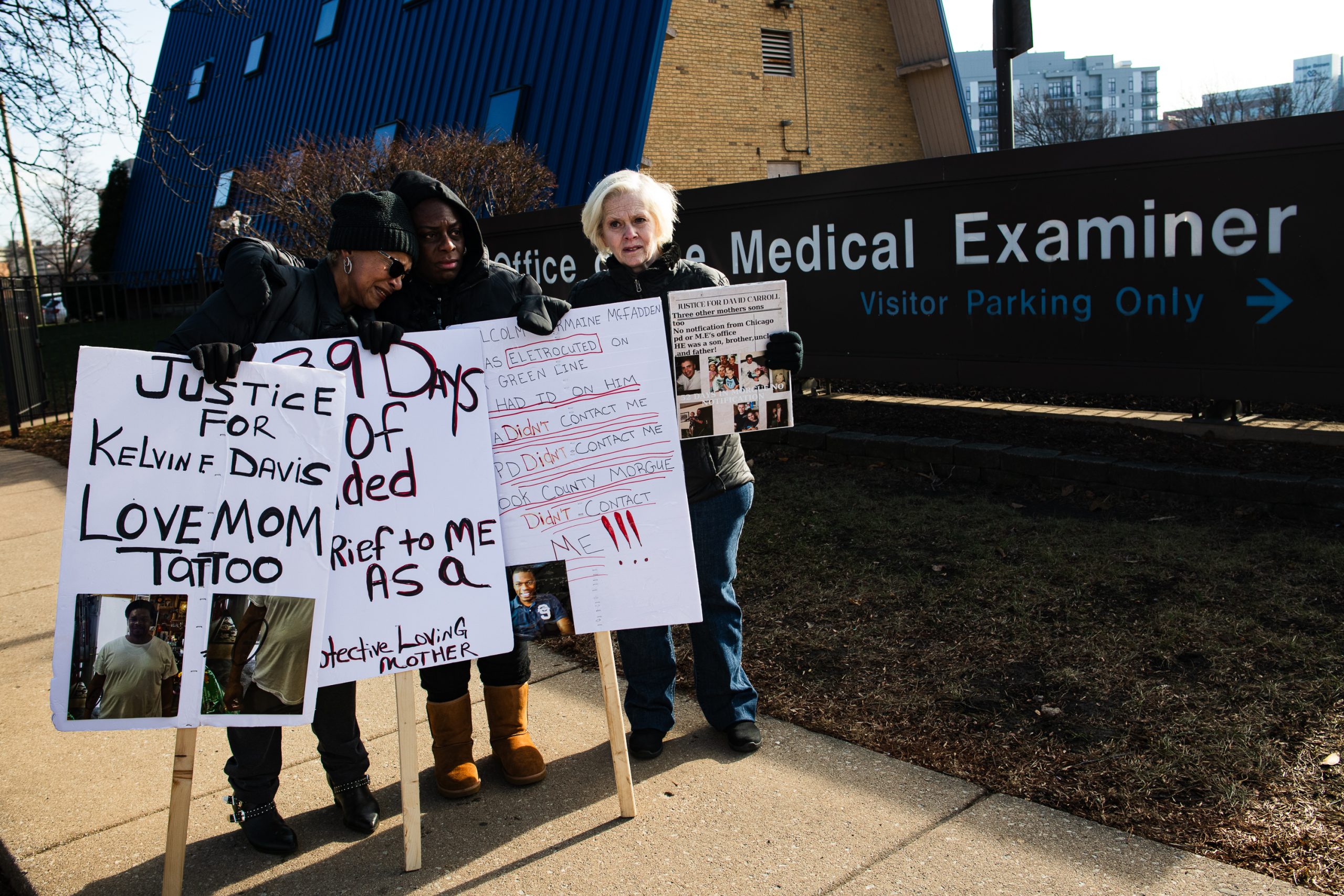 Mothers demand justice and accountability over delays by the Medical Examiner’s office in identifying their children