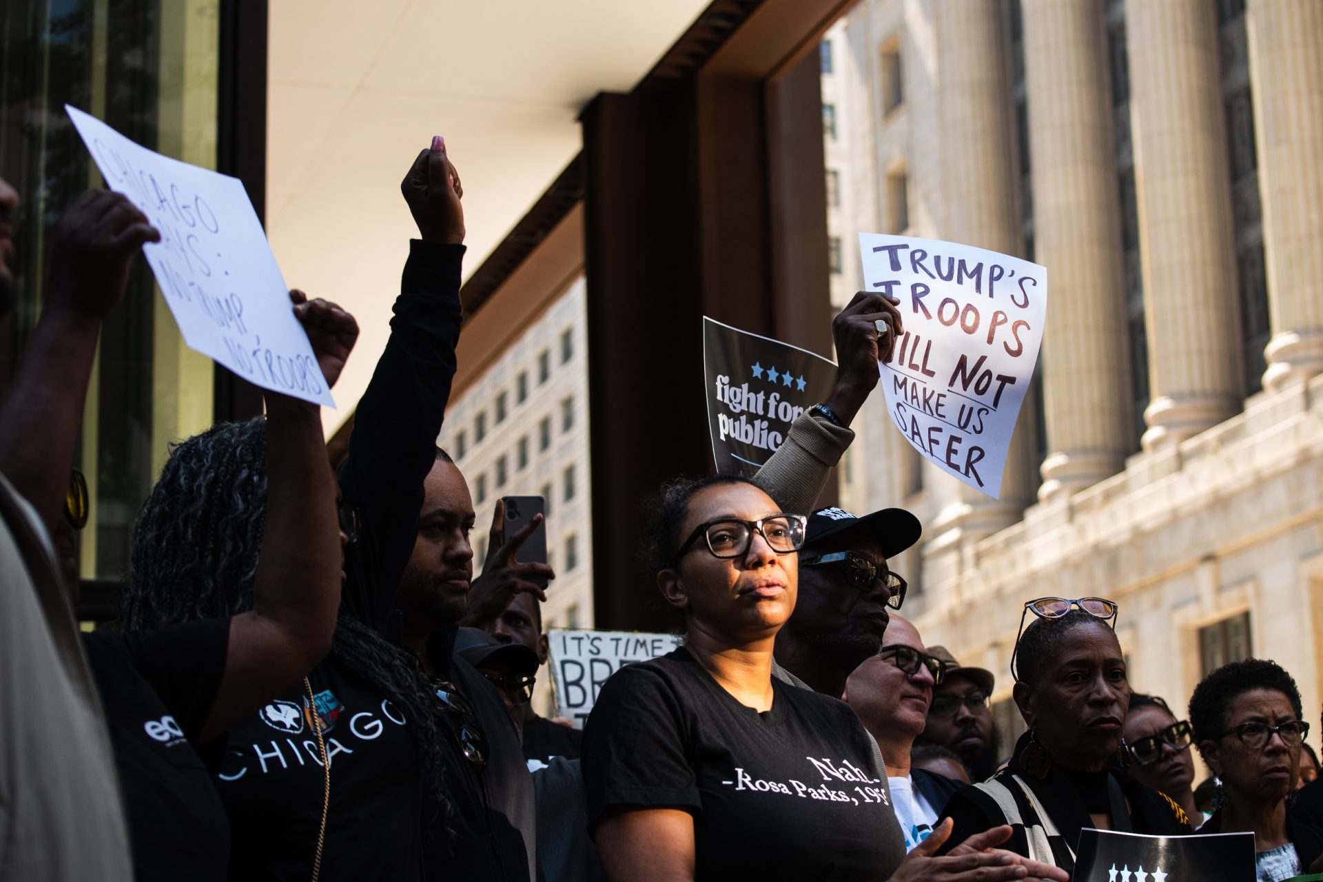 Black organizers, elected leaders are preparing for Trump’s possible military deployment to Chicago