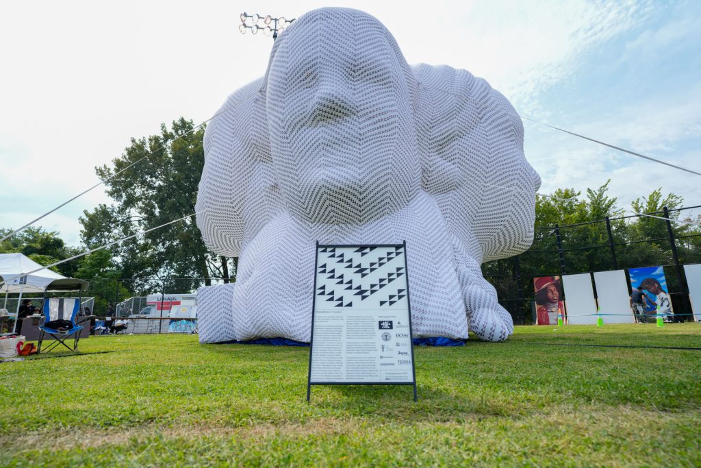 Art installation at Englewood Music Fest on Sept 13, 2025. Photo provided by Tito Garcia.
