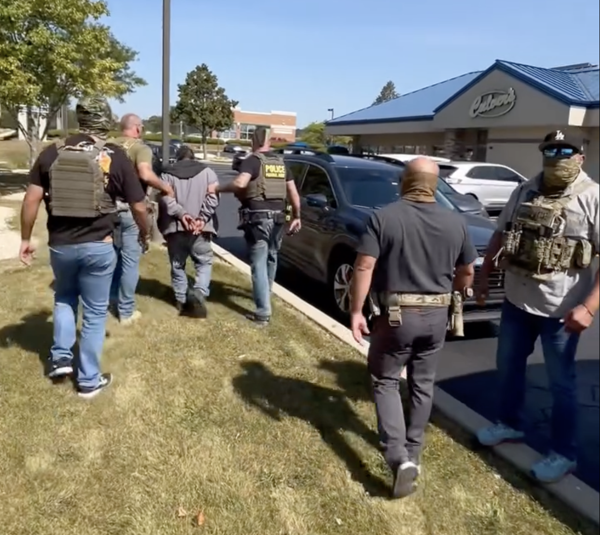 Fed tells witness ‘get my good side’ during arrest outside Culver’s in Bolingbrook, man detained at Chicago Home Depot: