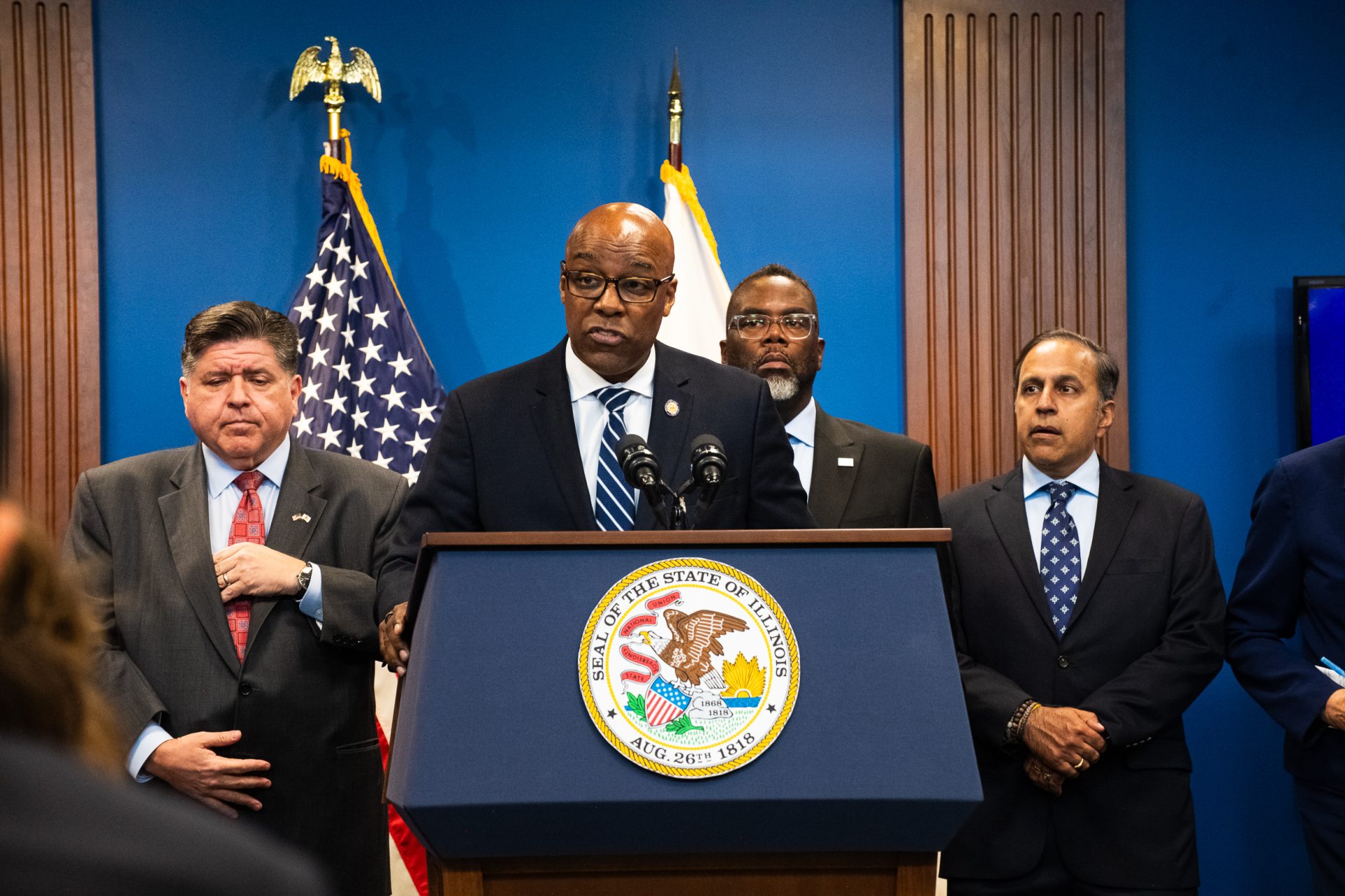 Illinois and Chicago file lawsuit against Trump administration over its ‘unlawful and dangerous’ tactics during Midway Blitz