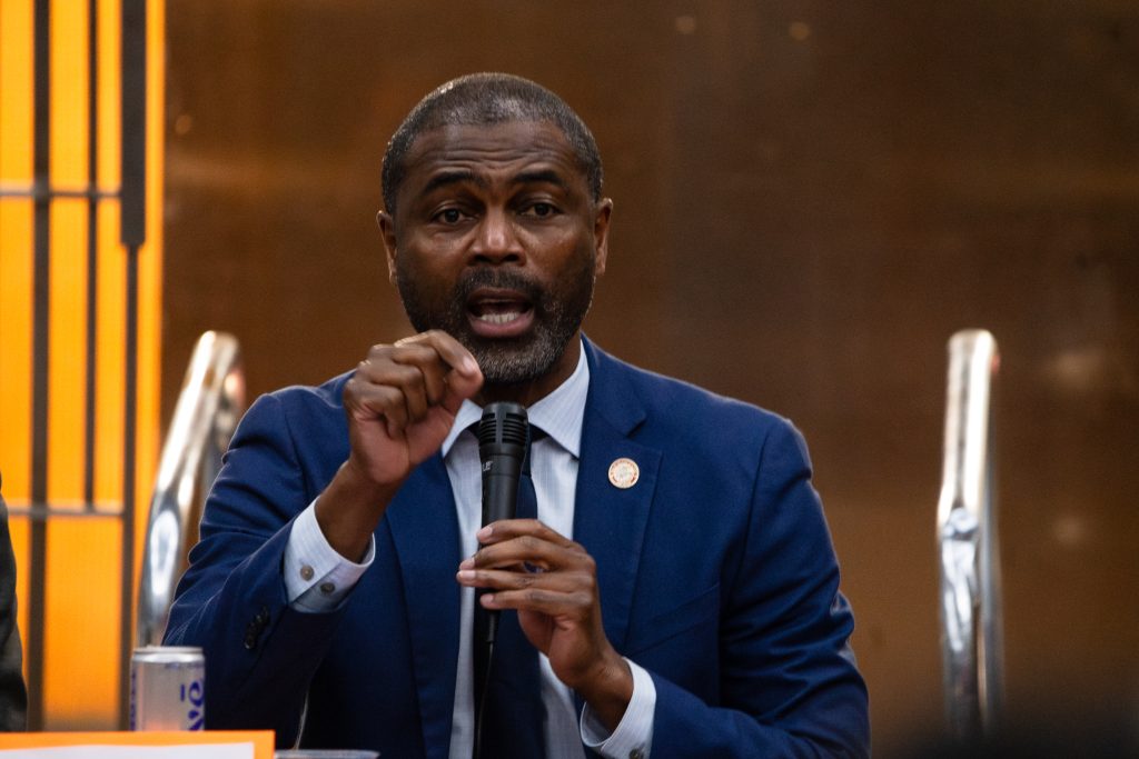 Rep. La Shawn K. Ford (D-Chicago) currently serves the 8th District as Illinois State Representative. Photo by Ash Lane for The TRiiBE.