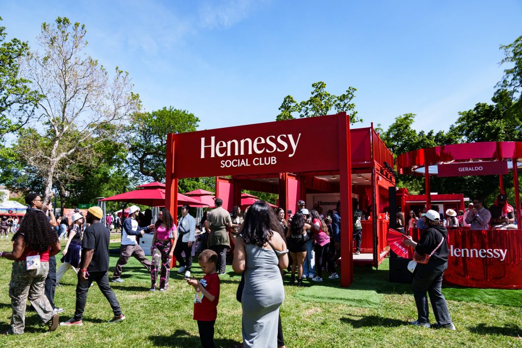 Hennessy Social Club on the grounds of the Forever Mine Music Festival in Chicago on May 23, 2026. Photo by Mike Hicks for The TRiiBE.