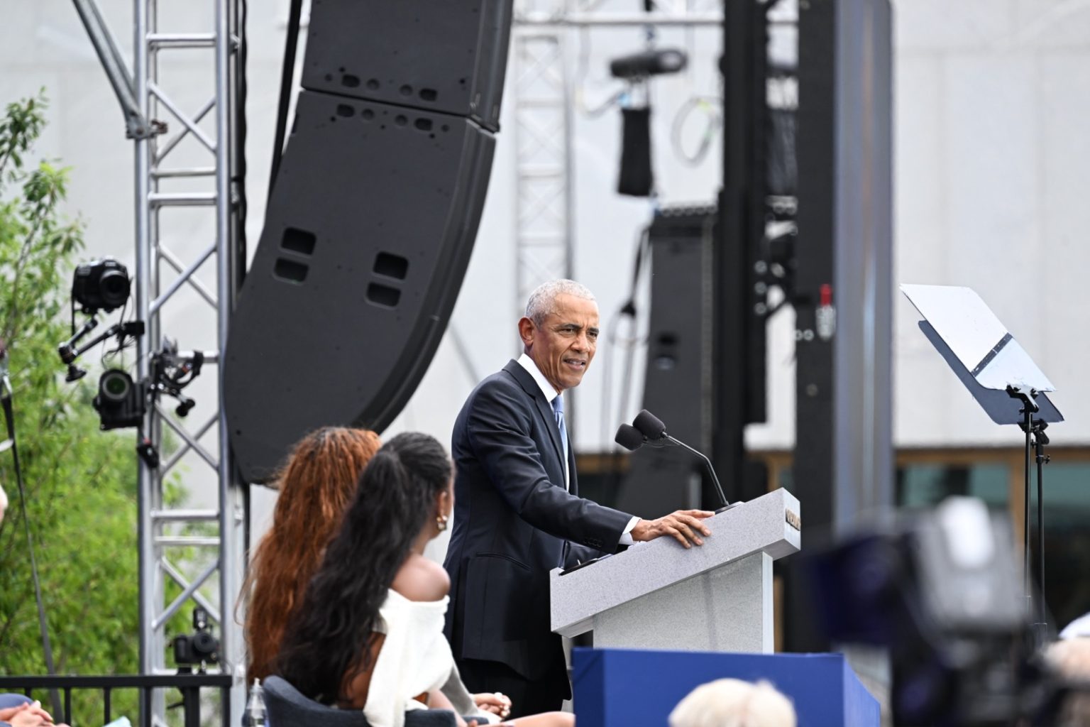 President Opening Project 'People aren't looking for perpetual anger and division,' Obama ...