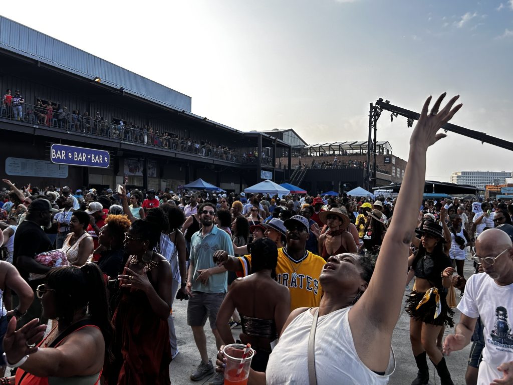 The 2026 Silver Room Sound System Block Party at its new home, the Salt Shed. Photo by Tiffany Walden for The TRiiBE.