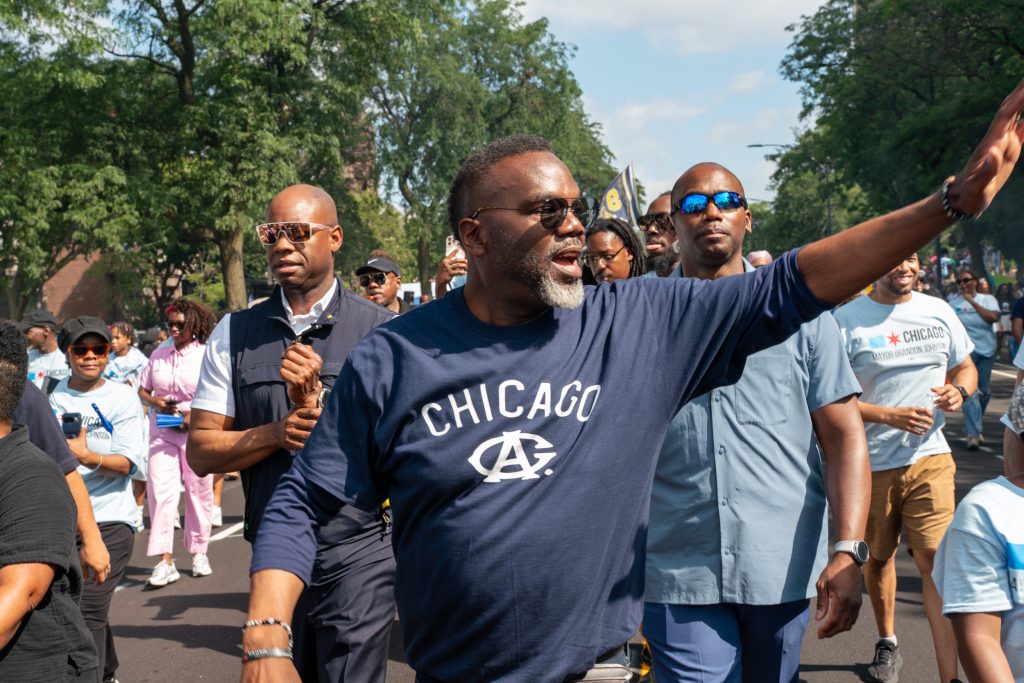Chicago Mayor Brandon Johnson Photo by Chan C. Smith for The TRiiBE.