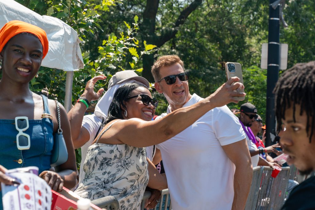Illinois Secretary of State and Chicago Mayoral candidate Alexi Giannoulias stops for a photo. Photo by Chan C. Smith for The TRiiBE.